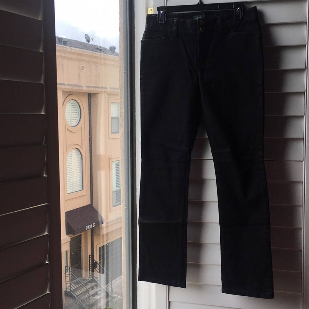 Black Ralph Lauren stretch cotton jeans